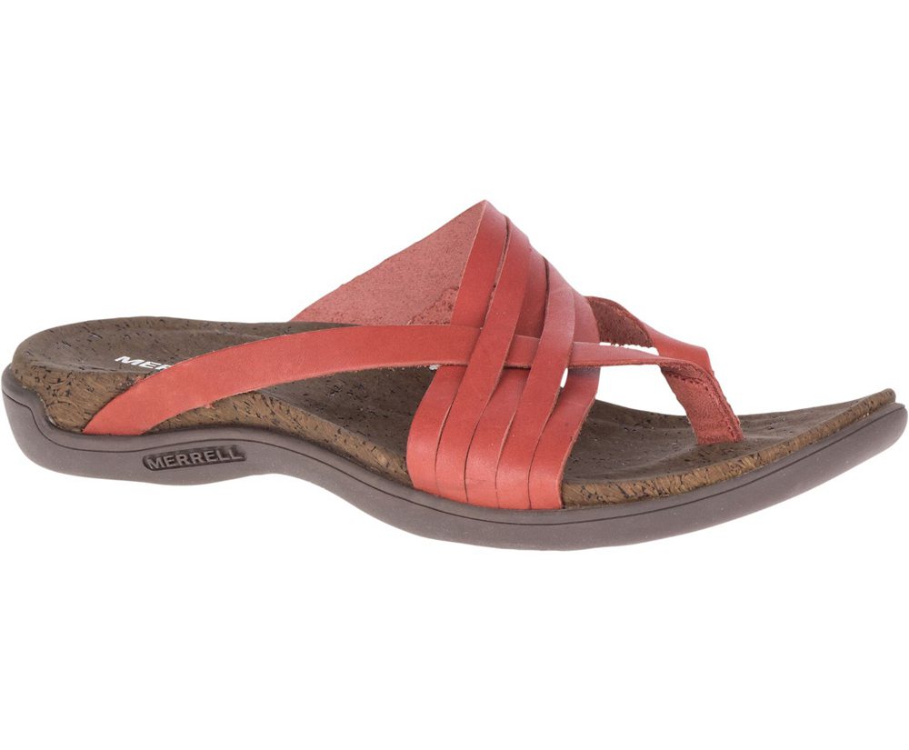 Sandálias Senhora - Merrell District Mahana Post - Vermelhas - WTZ365104